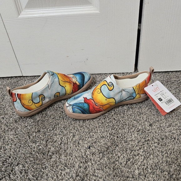 Uni Painted Colorful Fashion Sneakers For Kids, 3 Y, NWT - Picture 6 of 14